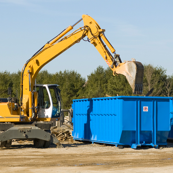 how many times can i have a residential dumpster rental emptied in Franklin County NC